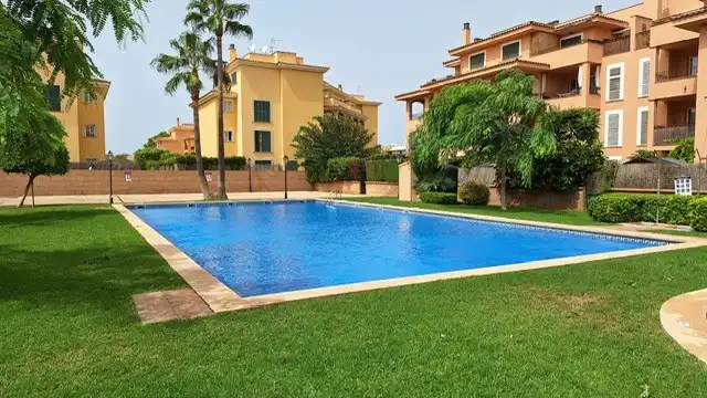 Schwimmbecken von Wohnung zum Verkauf in Llucmajor mit Klimaanlage, Heizung und Möbliert