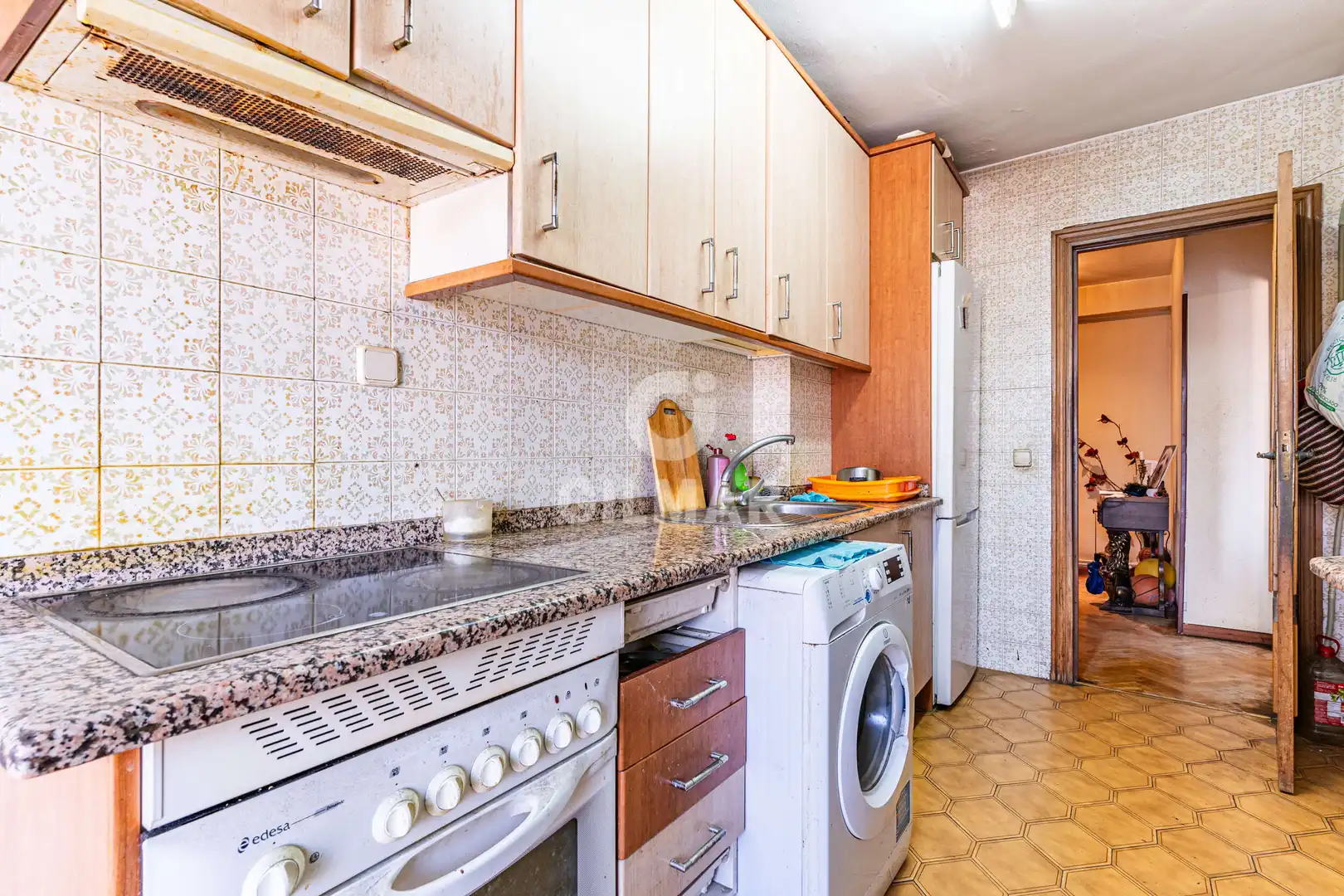 Kitchen of Flat for sale in Madrid  with Heating and Balcony