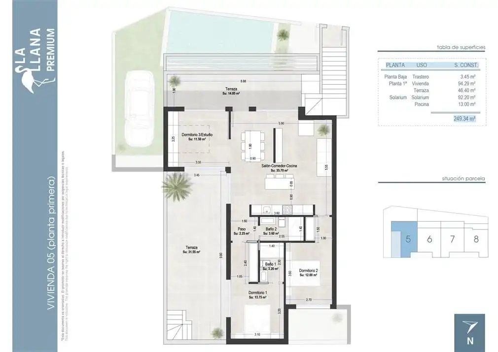 Ático en venta en San Pedro del Pinatar con Aire acondicionado, Terraza y Trastero