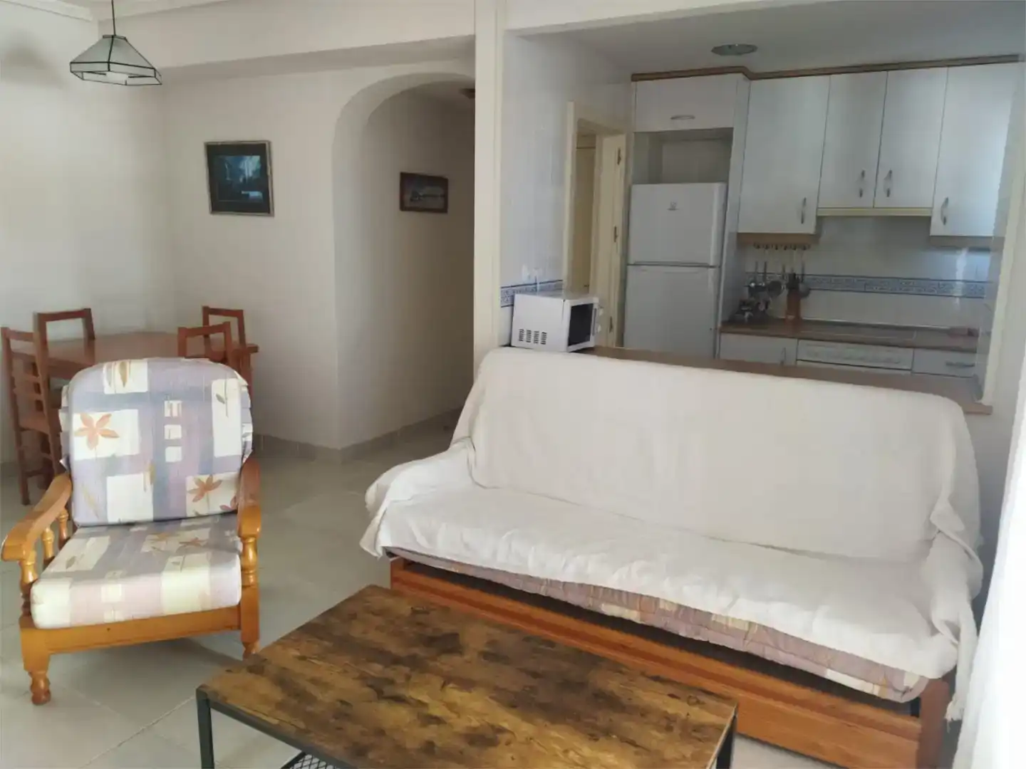 Living room of Flat for sale in Vera  with Air Conditioner, Swimming Pool and Balcony