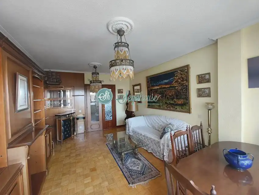Wohnzimmer von Wohnung zum Verkauf in Segovia mit Heizung, Parkett und Terrasse