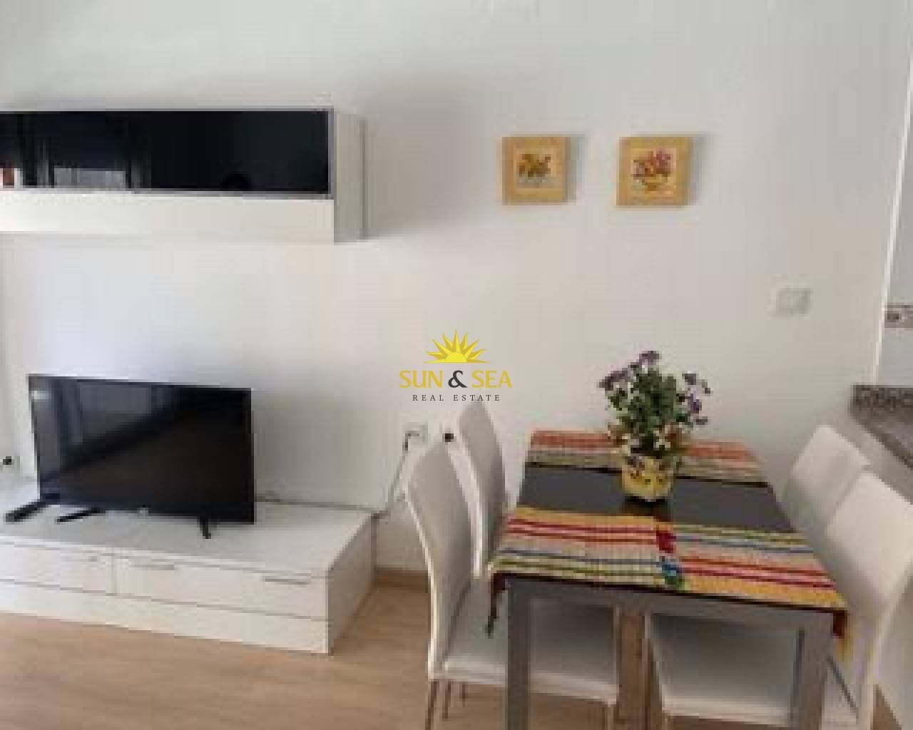 Living room of Study to rent in Santa Pola  with Heating, Terrace and Furnished