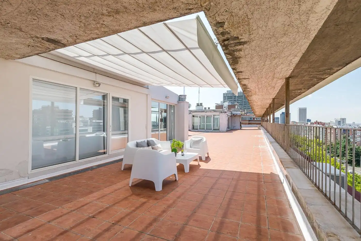 Terraza de Piso de alquiler en Madrid con Aire acondicionado, Calefacción y Terraza