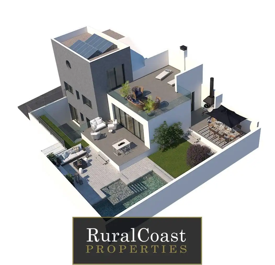 Terrace of Houses for sale in Sant Joan d'Alacant  with Air Conditioner, Heating and Private garden