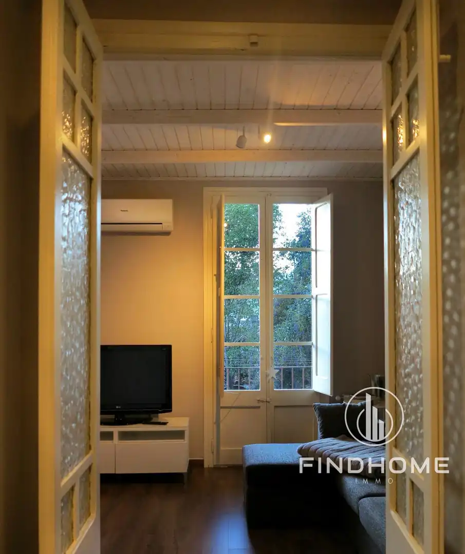 Living room of Flat for sale in Olot  with Air Conditioner, Heating and Terrace