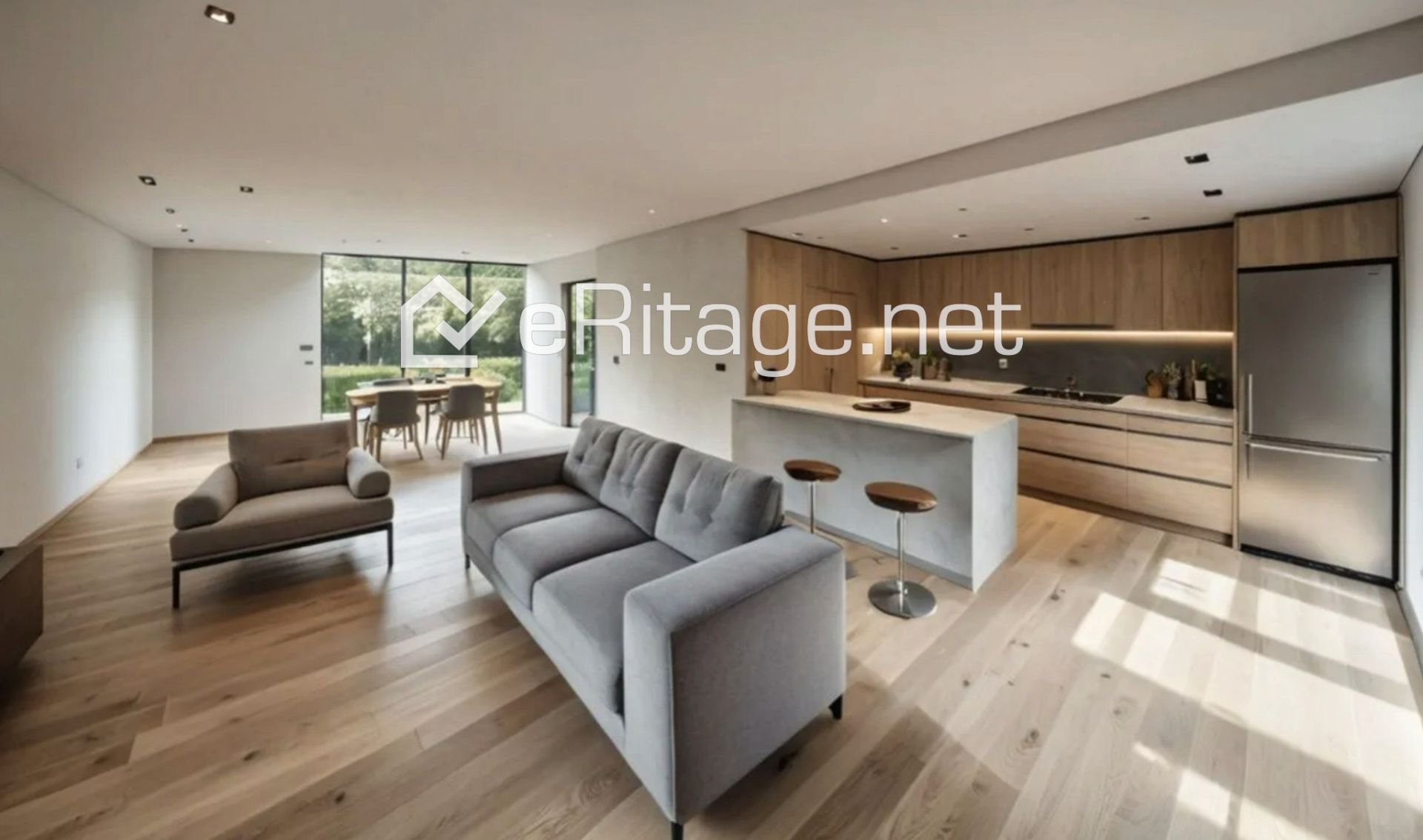 Sala de estar de Estudio en venta en Sant Vicenç Dels Horts con Aire acondicionado y Calefacción