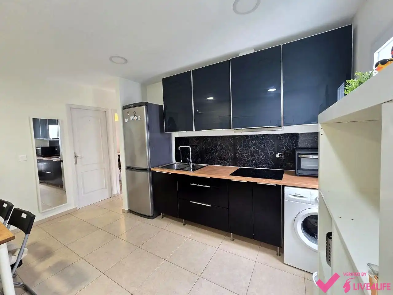 Kitchen of Flat for rent in Sevilla  with Air Conditioner, Terrace and Furnished