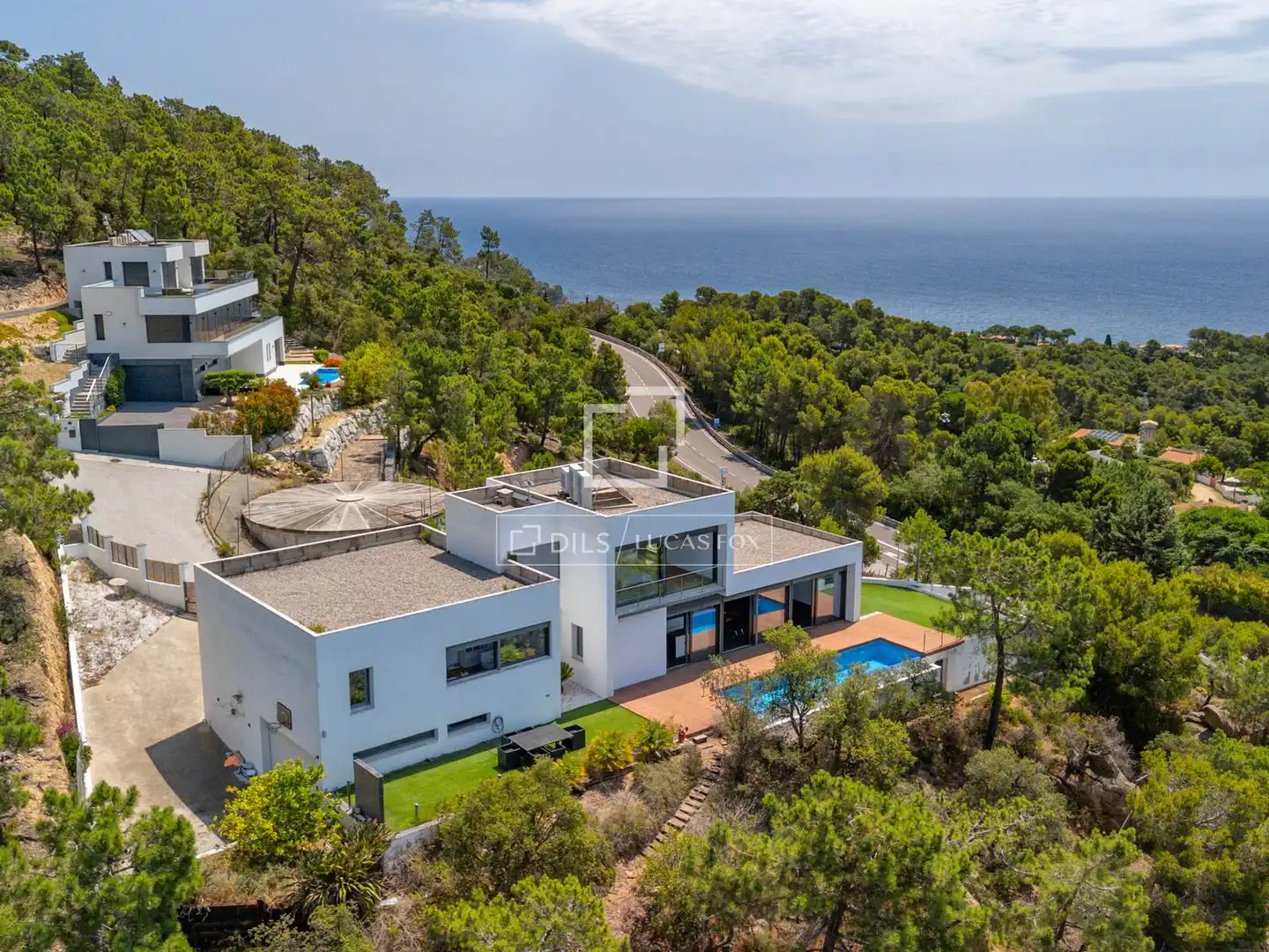 Außenansicht von Haus oder Chalet zum Verkauf in Lloret de Mar mit Klimaanlage, Privatgarten und Terrasse