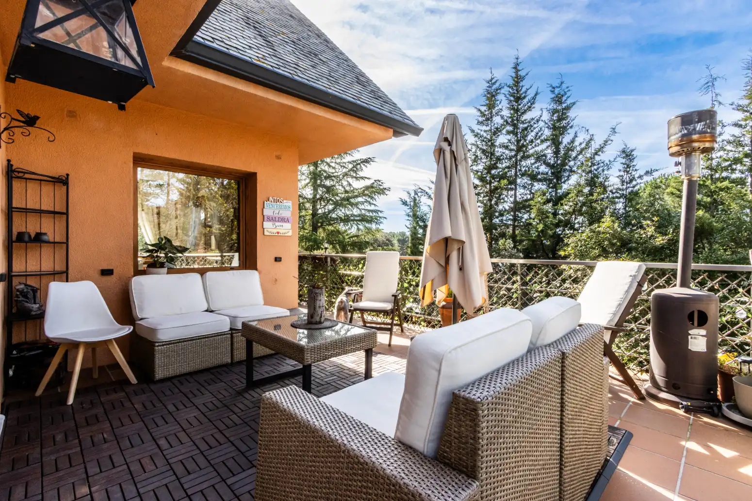 Terrassa de Casa o xalet en venda en Matadepera amb Calefacció, Parquet i Terrassa