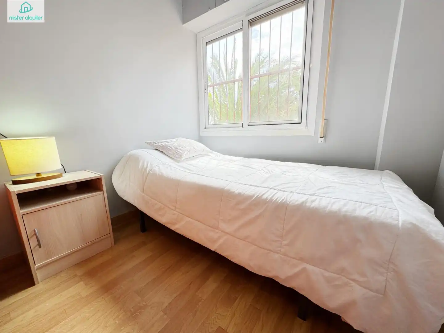 Schlafzimmer von Wohnung zur Miete in Sant Joan d'Alacant mit Klimaanlage, Heizung und Möbliert