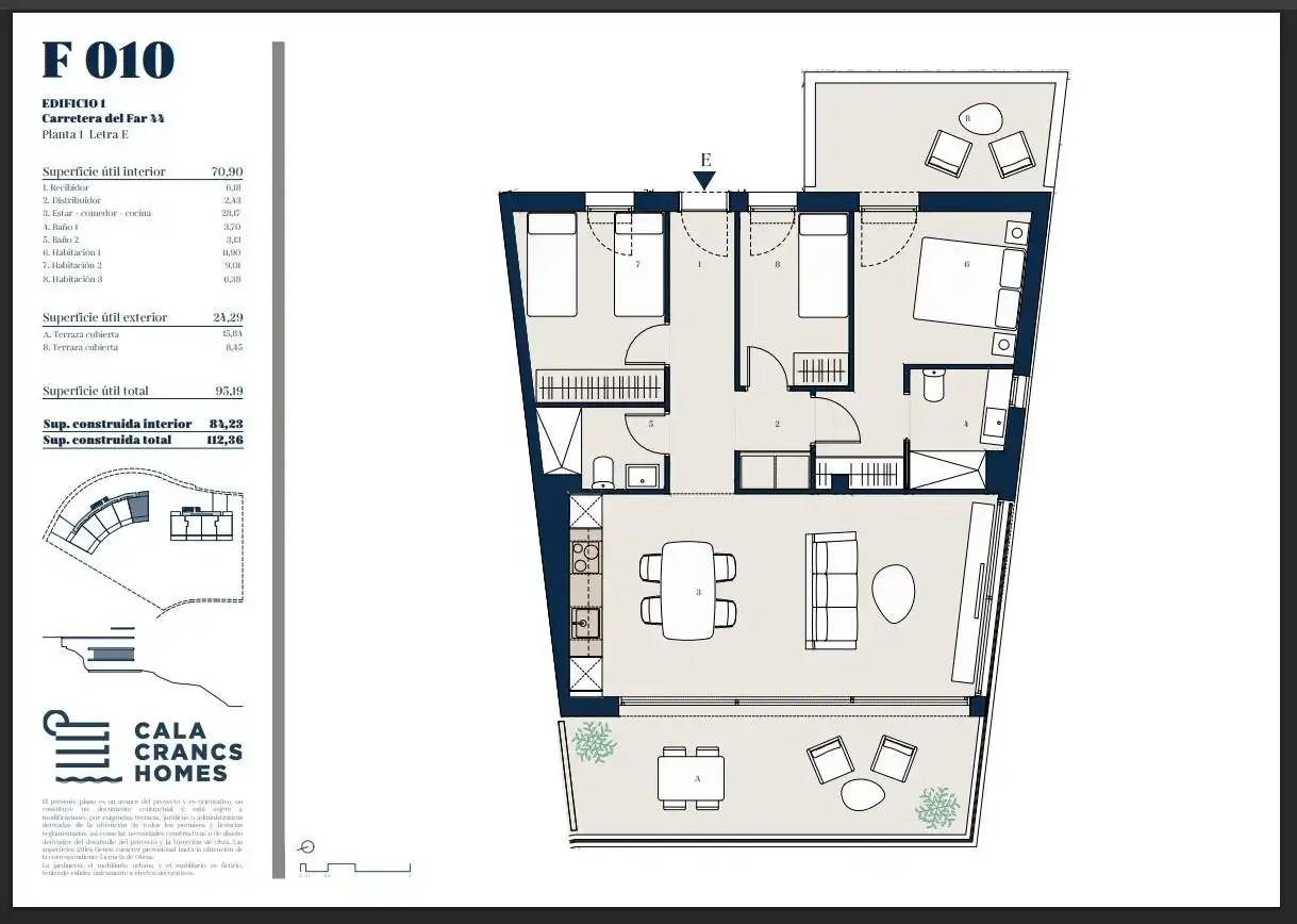 Apartment with terrace for sale in Pla de Maset - Cap de Salou, imagen 10