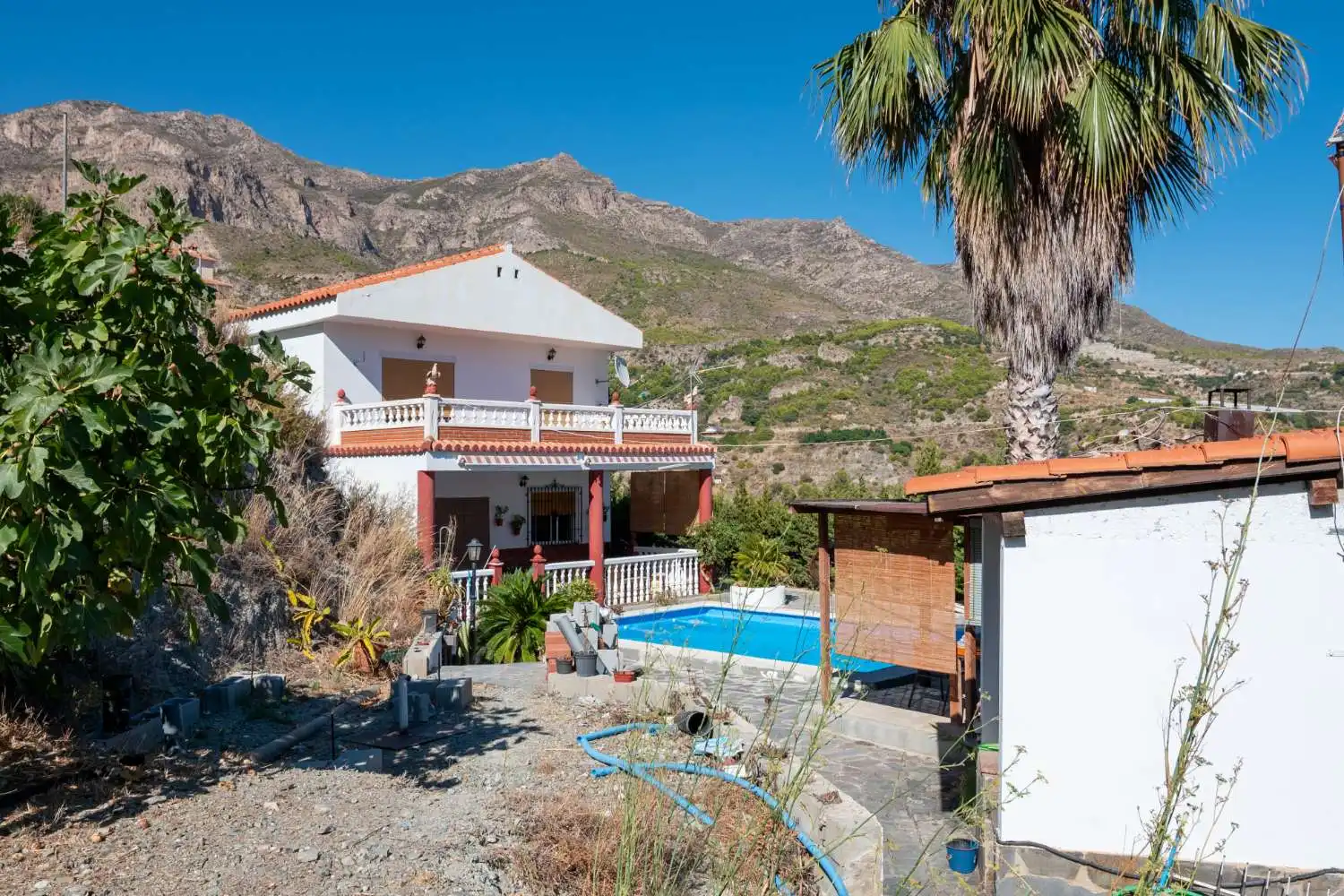 Vista exterior de Casa o chalet en venta en Molvízar con Terraza y Piscina