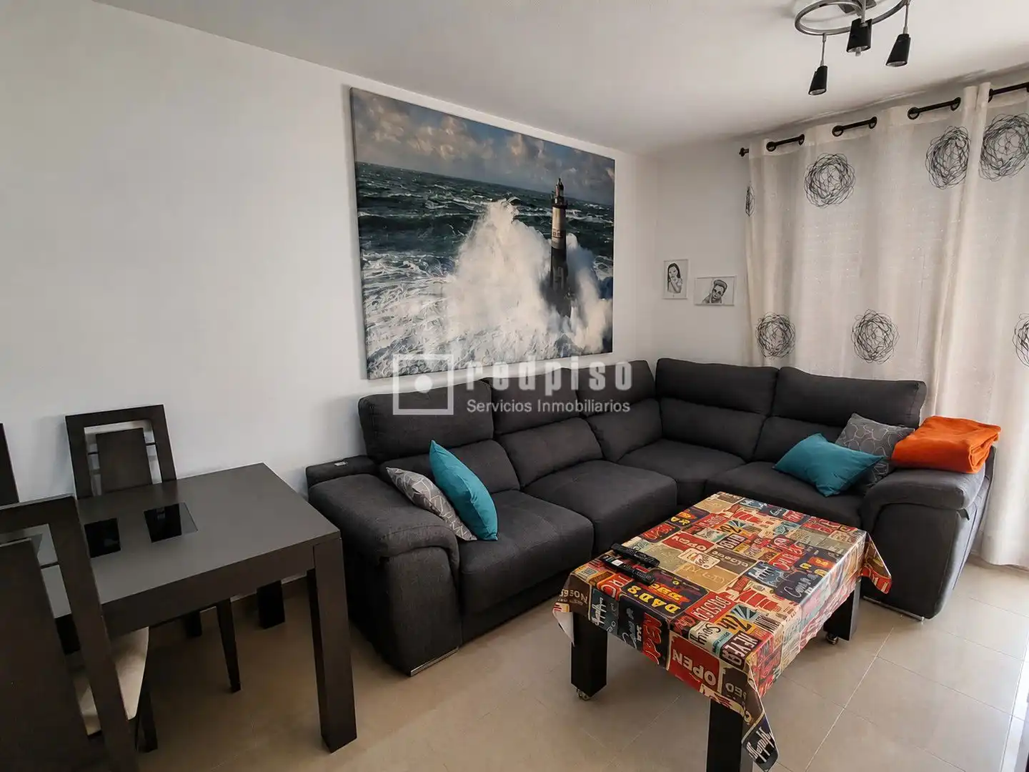 Sala de estar de Dúplex en venta en Casarrubios del Monte con Aire acondicionado, Calefacción y Trastero