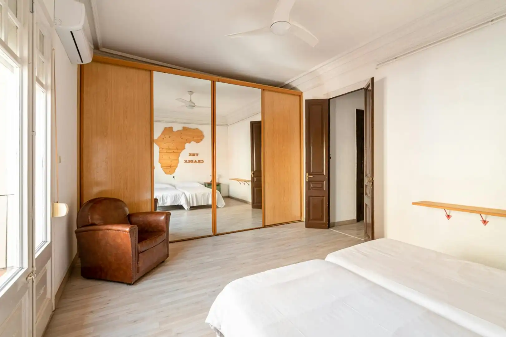 Bedroom of Flat for rent in Barcelona  with Air Conditioner, Heating and Furnished