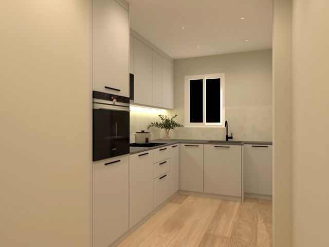 Cocina de Piso en venta en  Barcelona Capital con Aire acondicionado, Calefacción y Parquet