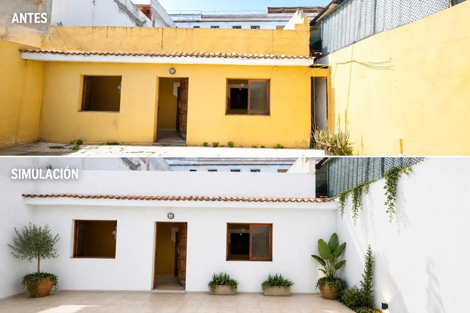 Vista exterior de Casa adosada en venta en Santa Brígida