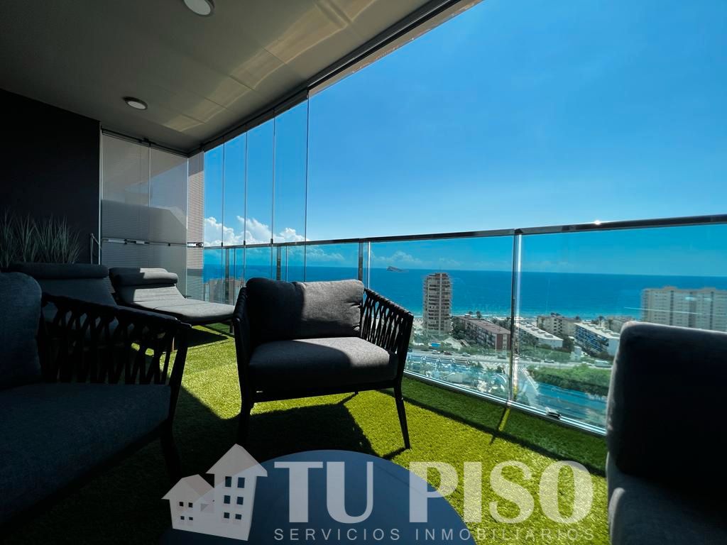 Terrace of Flat for sale in Benidorm  with Air Conditioner, Heating and Private garden