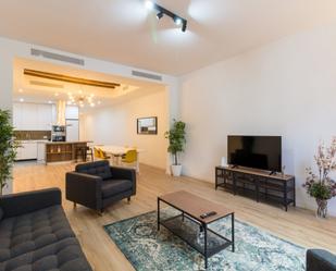 Living room of Flat to rent in  Barcelona Capital  with Air Conditioner, Terrace and Balcony