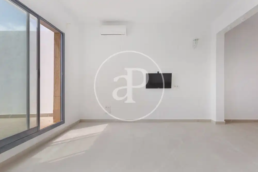 Sala de estar de Ático en venta en Valencia con Aire acondicionado, Calefacción y Terraza