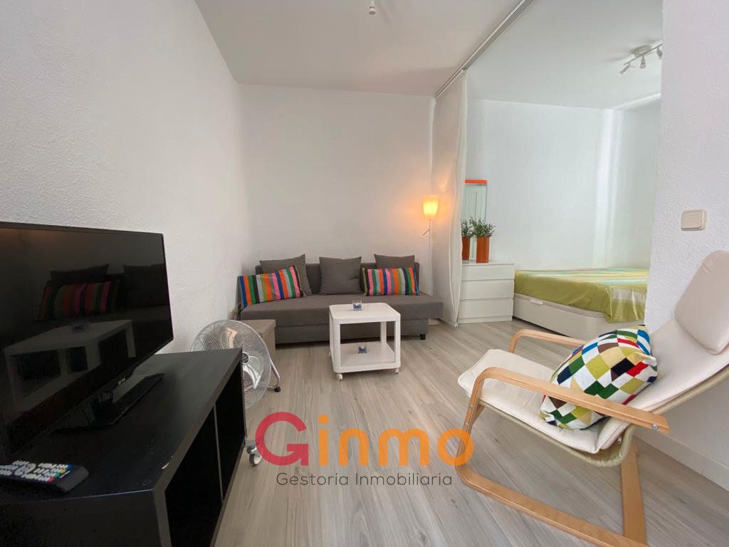 Bedroom of Flat to rent in  Madrid Capital  with Heating, Parquet flooring and Furnished