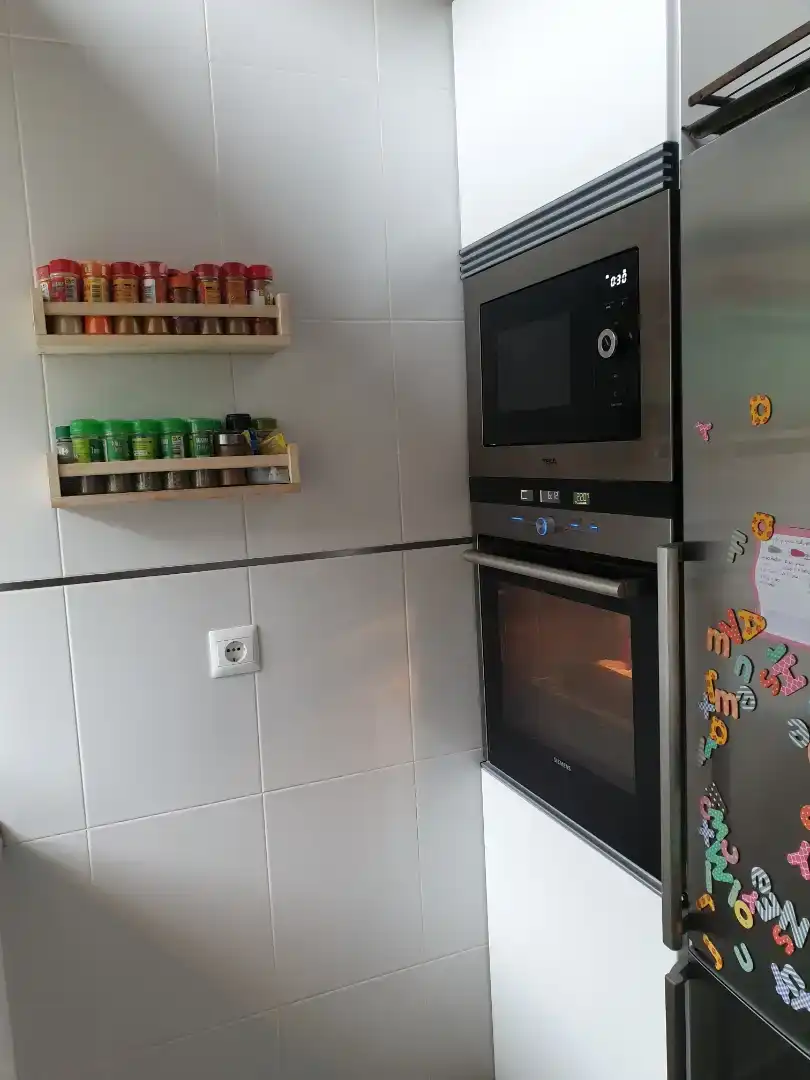 Kitchen of Flat for rent in Piélagos  with Private garden, Parquet flooring and Furnished