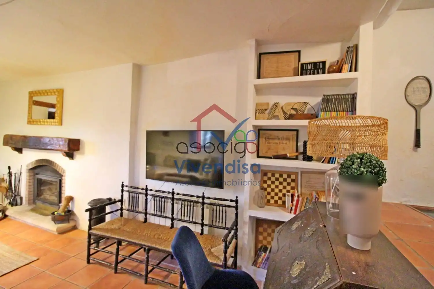 Sala de estar de Casa o chalet en venta en Heras de Ayuso con Jardín privado, Terraza y Piscina