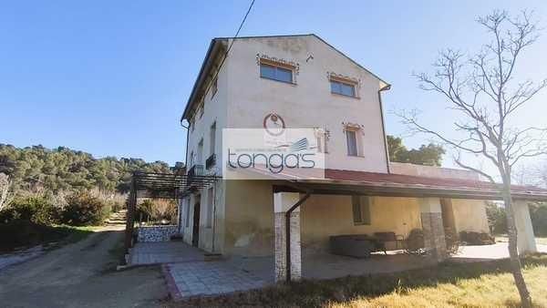 Vista exterior de Finca rústica en venda en Alzira amb Aire condicionat, Jardí privat i Piscina