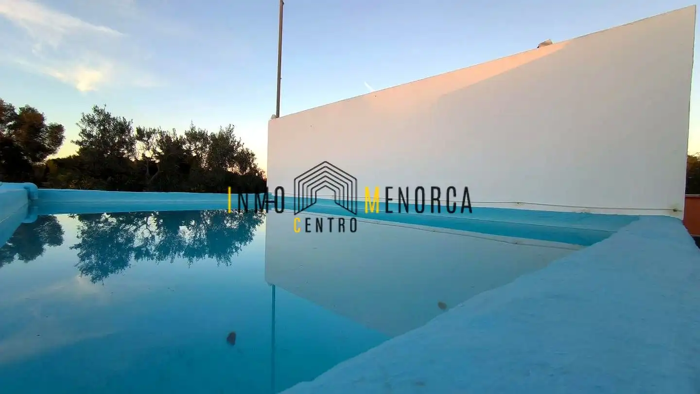 Piscina de Finca rústica en venta en Sant Lluís con Aire acondicionado, Jardín privado y Terraza