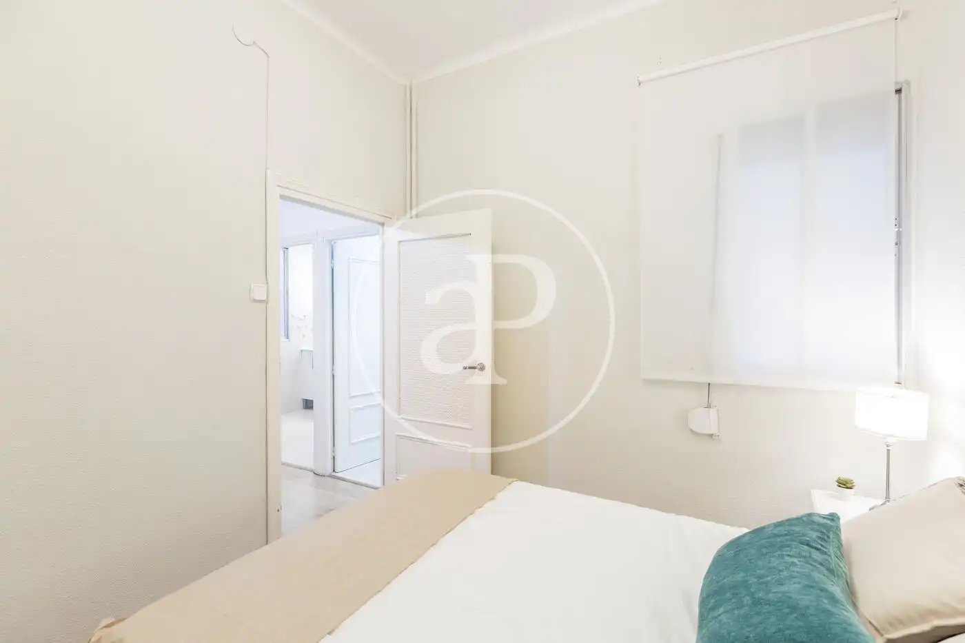 Bedroom of Flat for rent in Madrid  with Heating and Furnished