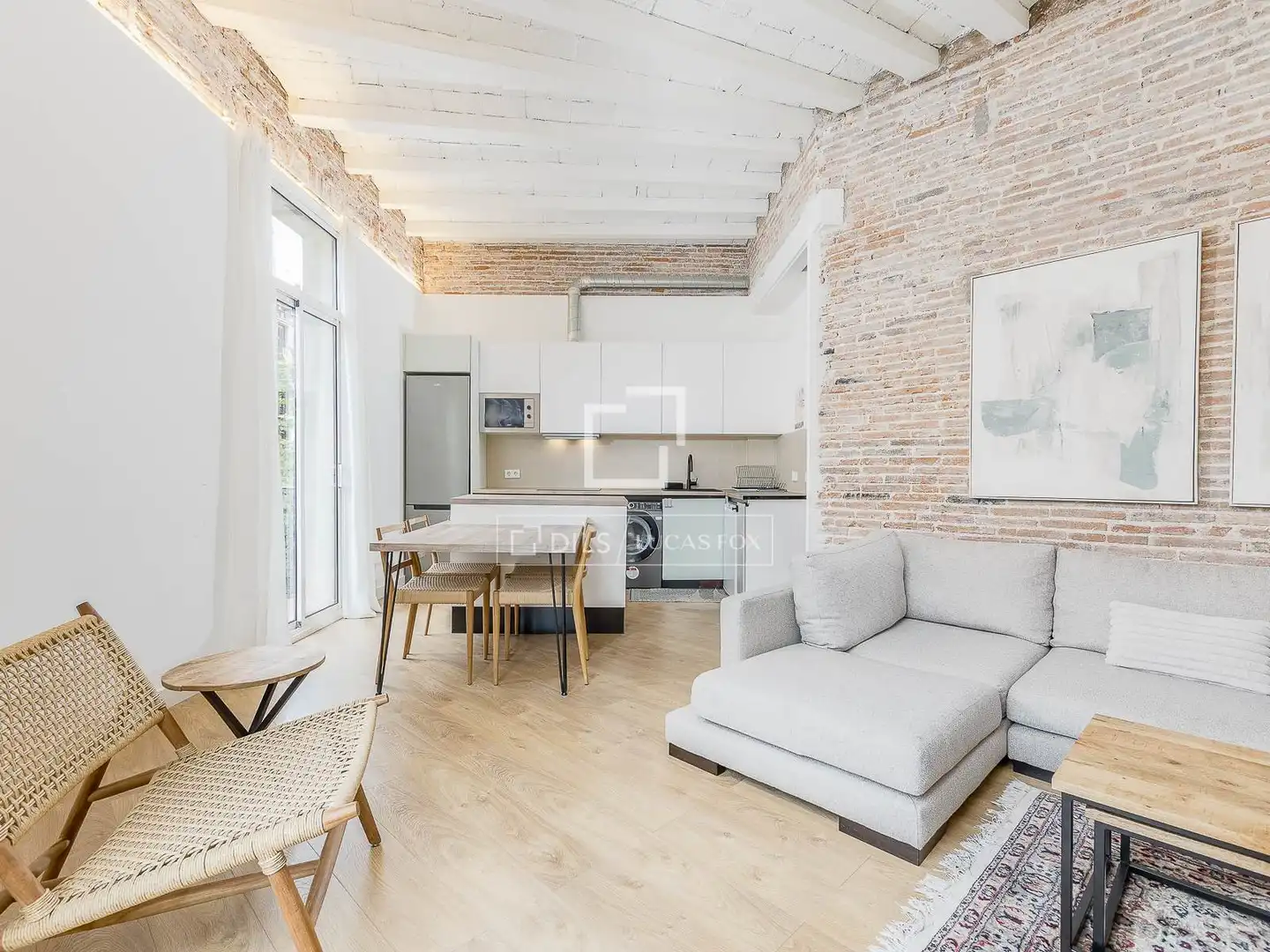 Vista exterior de Piso en venta en Barcelona con Aire acondicionado, Calefacción y Parquet