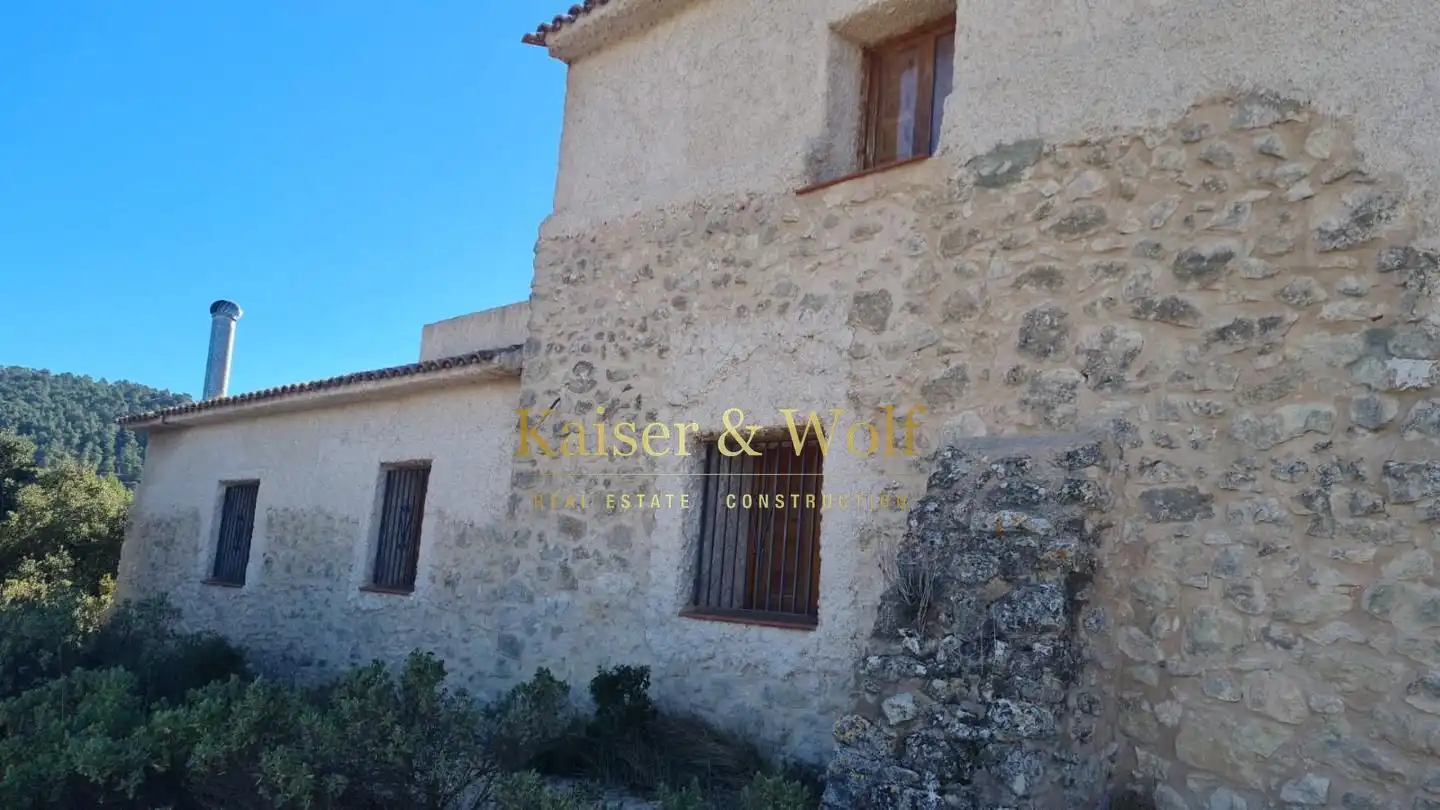 Vista exterior de Finca rústica en venta en Onil con Jardín privado