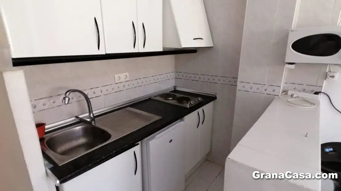 Kitchen of Study for rent in Granada  with Air Conditioner, Heating and Furnished