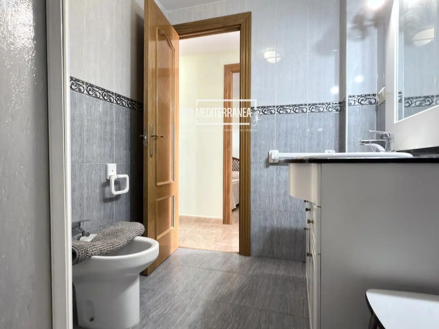 Badezimmer von Wohnungen zum Verkauf in Gandia mit Klimaanlage, Heizung und Terrasse