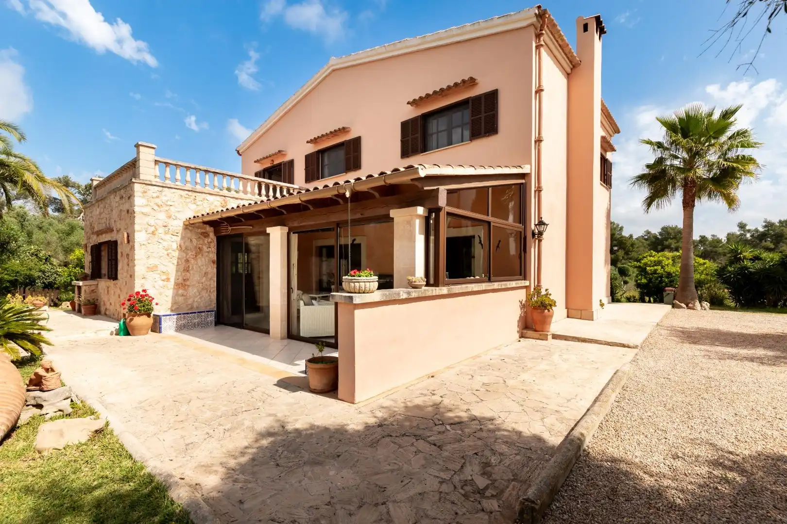 Vista exterior de Casa o chalet en venta en Felanitx con Aire acondicionado, Jardín privado y Terraza