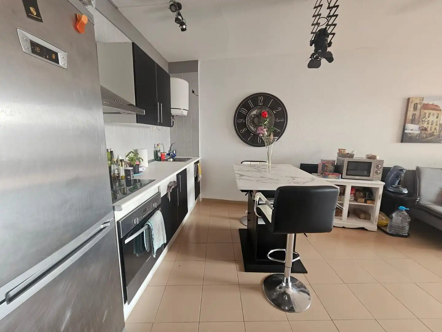 Cocina de Apartamento en venta en Empuriabrava con Aire acondicionado, Calefacción y Jardín privado