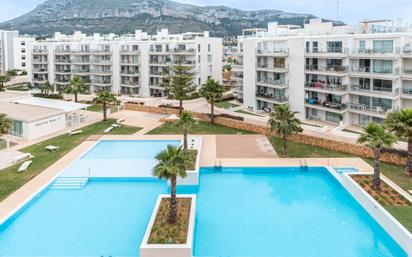 Vista exterior de Apartament en venda en Dénia amb Aire condicionat, Calefacció i Jardí privat