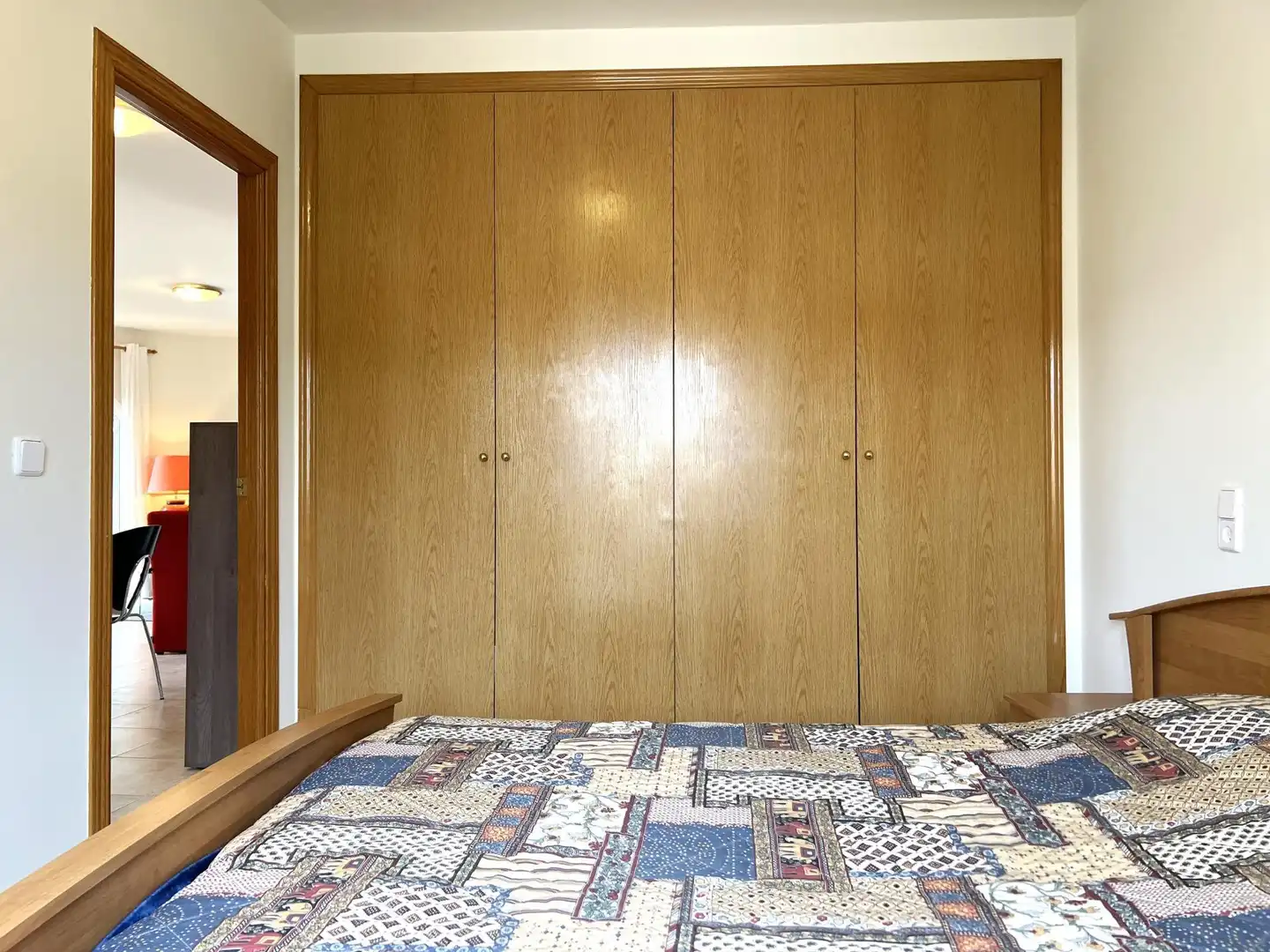 Schlafzimmer von Wohnung zum Verkauf in Torroella de Fluvià mit Klimaanlage, Privatgarten und Terrasse