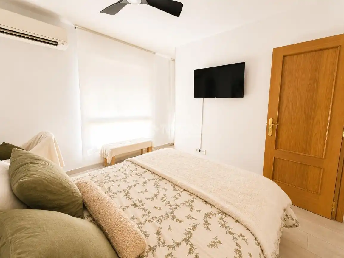 Bedroom of Flat for sale in San Martín de la Vega  with Air Conditioner, Private garden and Furnished