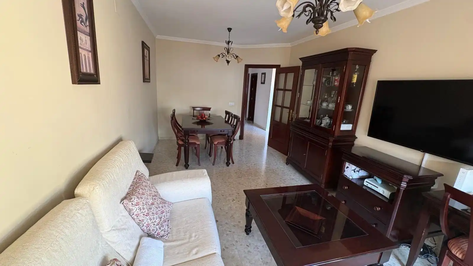 Sala de estar de Casa adosada en venta en Chiclana de la Frontera