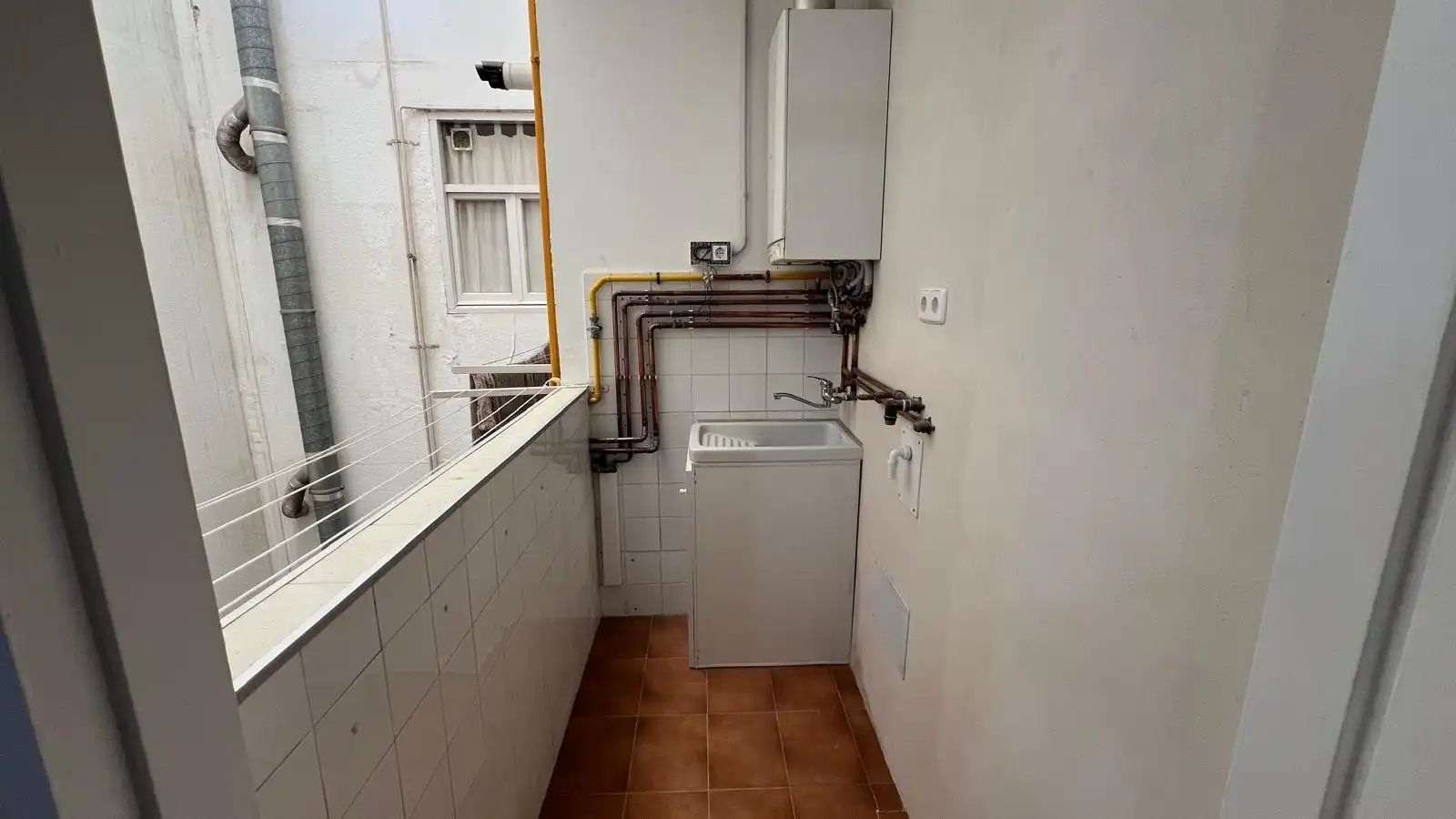 Balcony of Flat for sale in Sabadell  with Air Conditioner, Heating and Terrace
