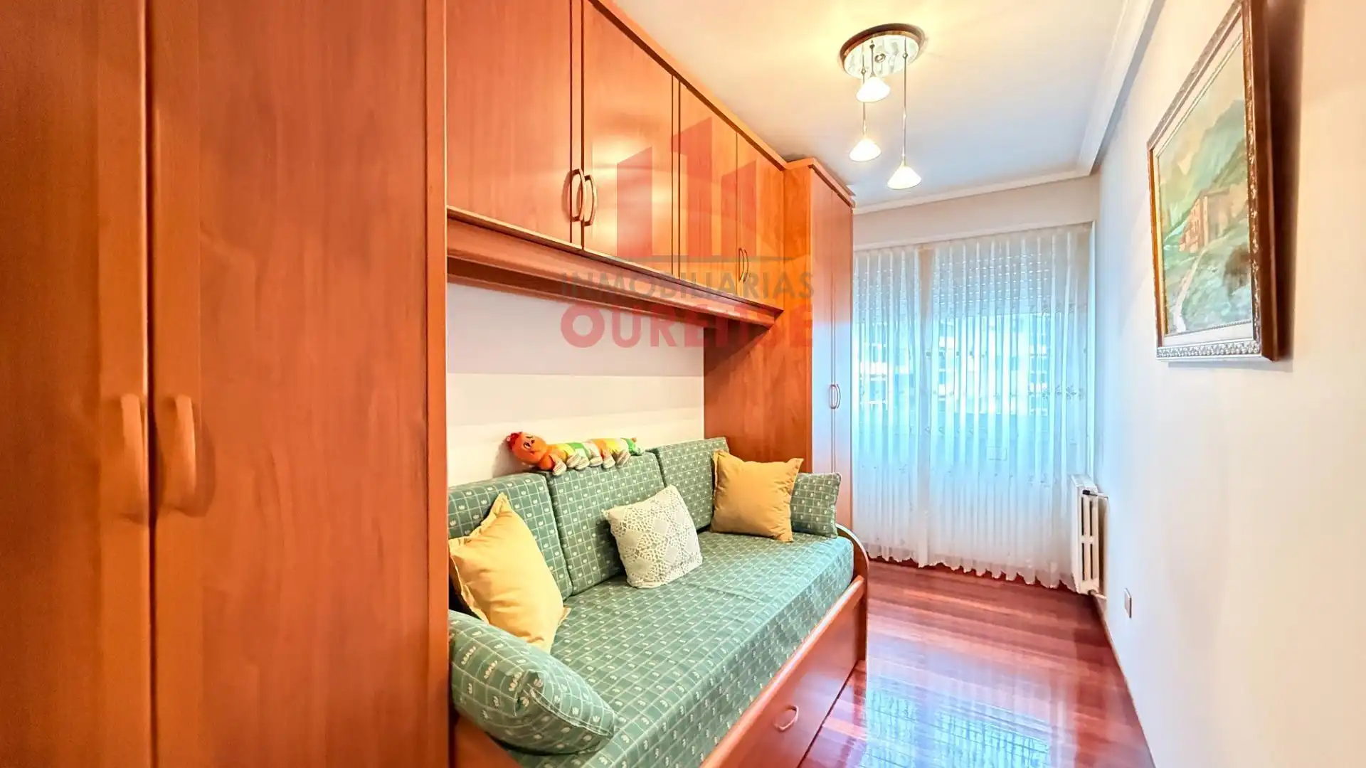Bedroom of Flat for rent in Ourense Capital   with Furnished