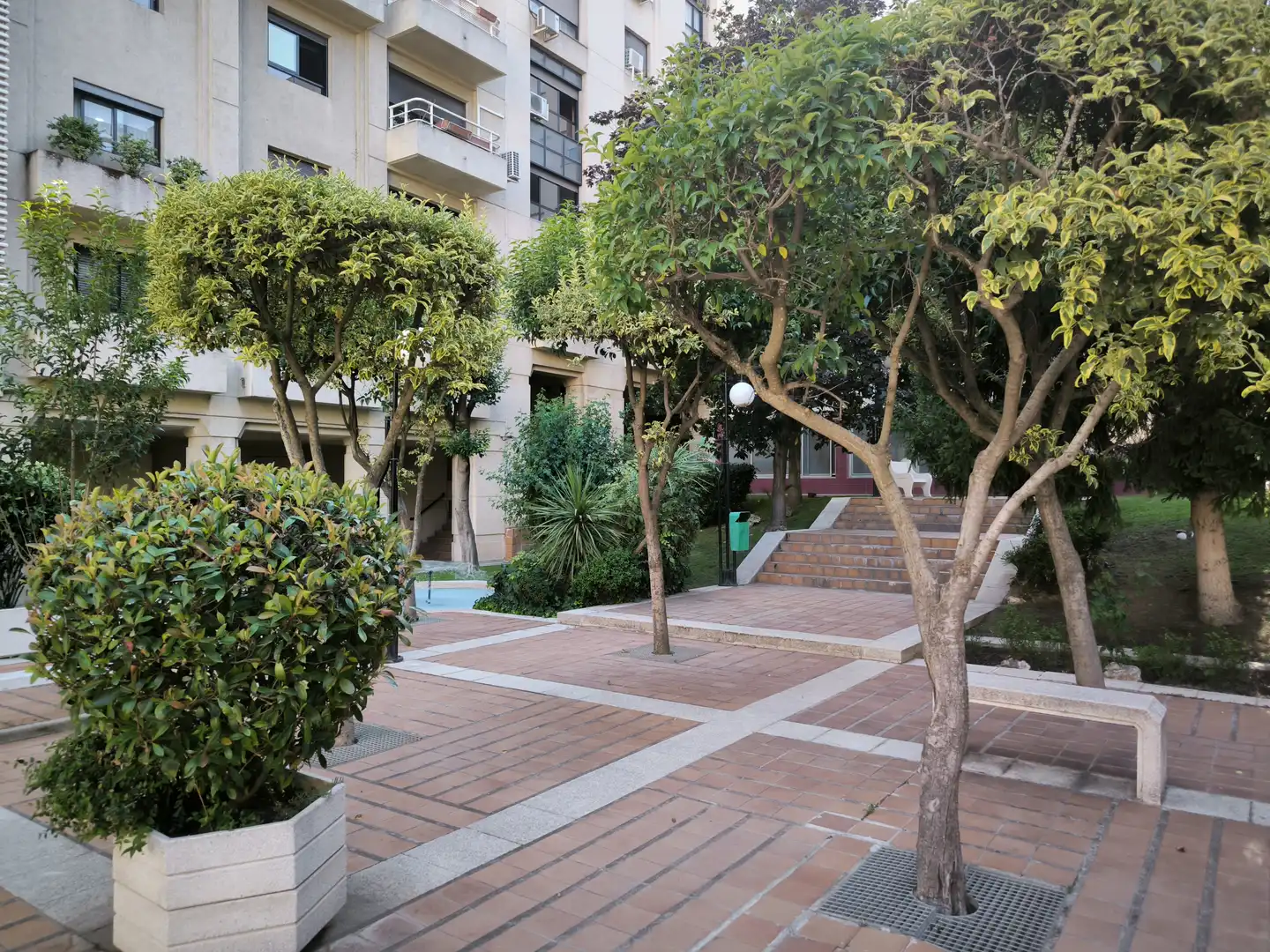 Exterior view of Flat for rent in Madrid  with Air Conditioner, Heating and Private garden