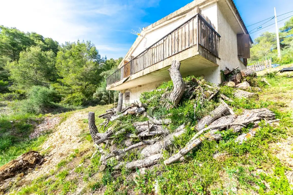 Vista exterior de Casa o xalet en venda en Rodonyà amb Calefacció, Parquet i Balcó