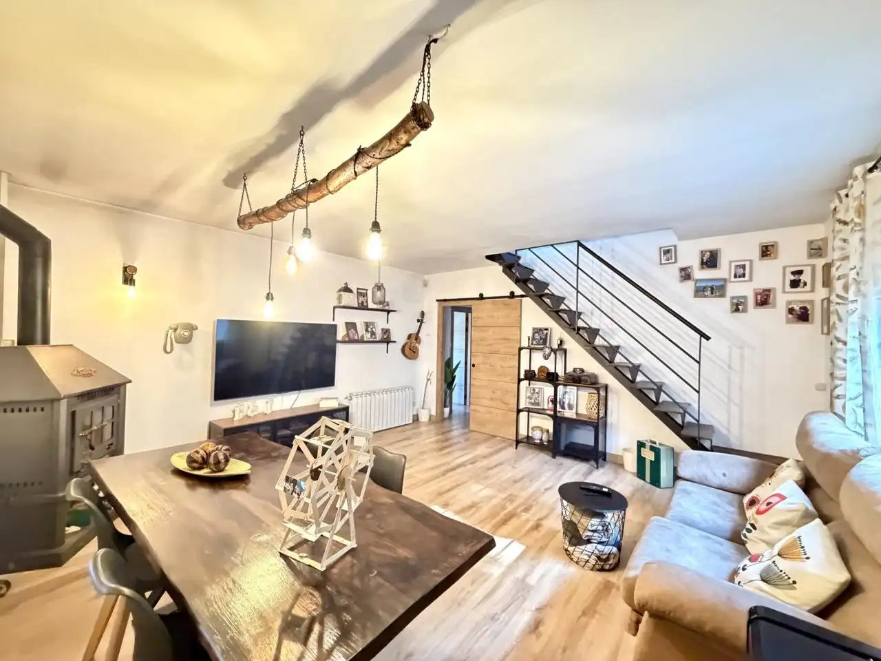 Sala de estar de Casa o chalet en venta en Argentona con Aire acondicionado, Jardín privado y Terraza