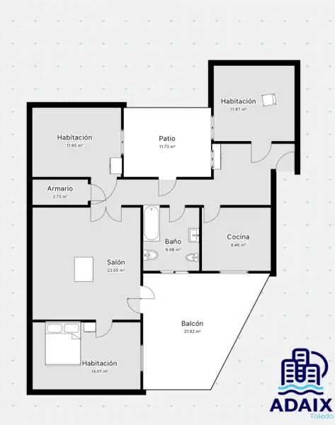 Piso en venta en Polán con Aire acondicionado y Balcón