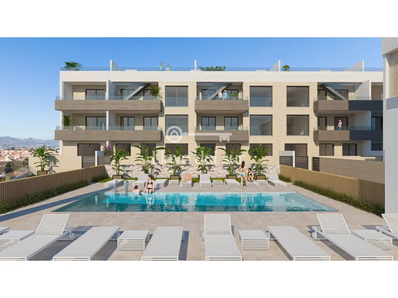 Piscina de Piso en venta en Águilas con Terraza y Piscina comunitaria