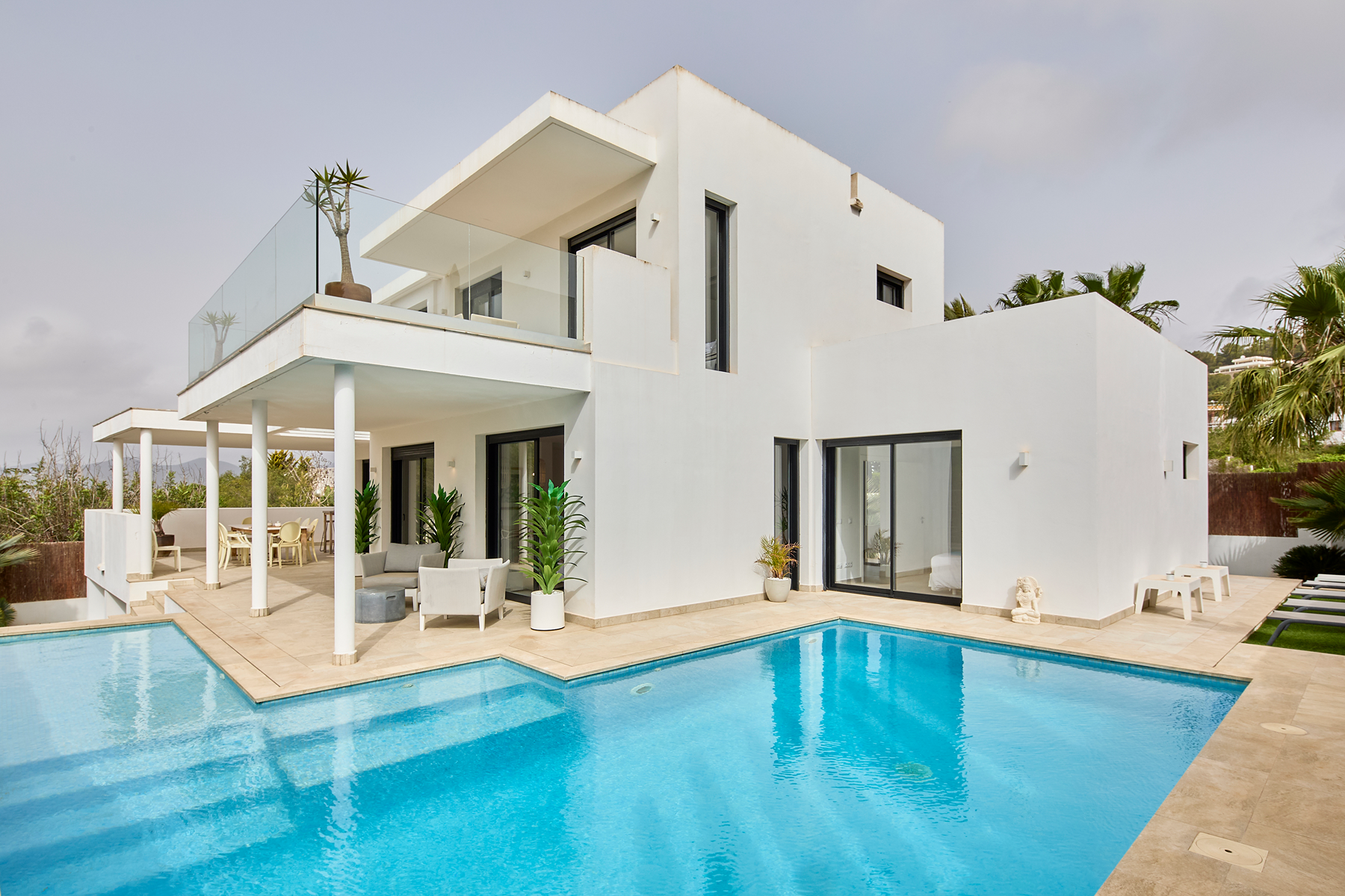 Piscina de Casa o xalet en venda en Santa Eulària des Riu amb Jardí privat, Terrassa i Piscina