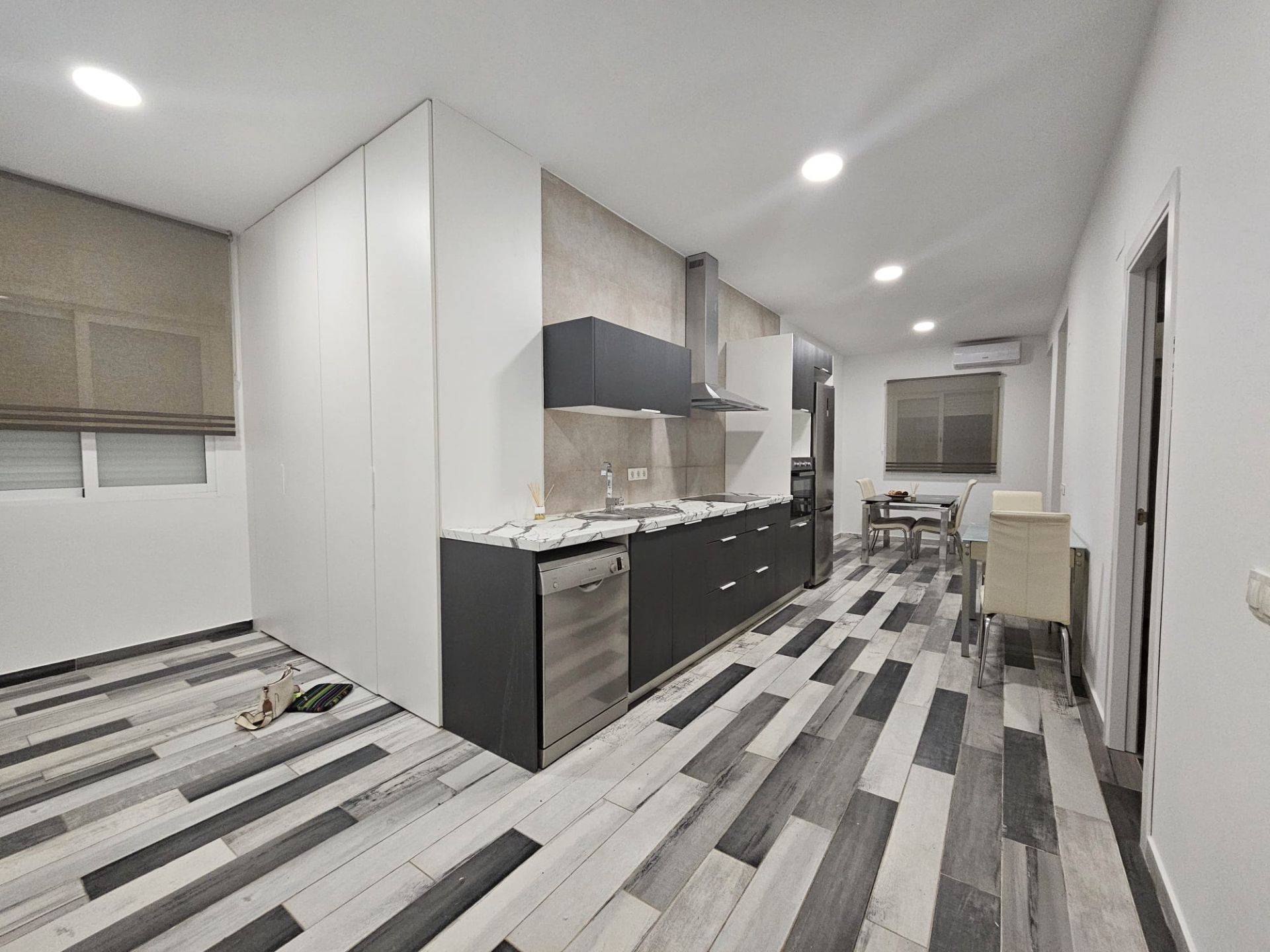 Cuina de Planta baixa en venda en Castellón de la Plana / Castelló de la Plana amb Aire condicionat, Calefacció i Moblat