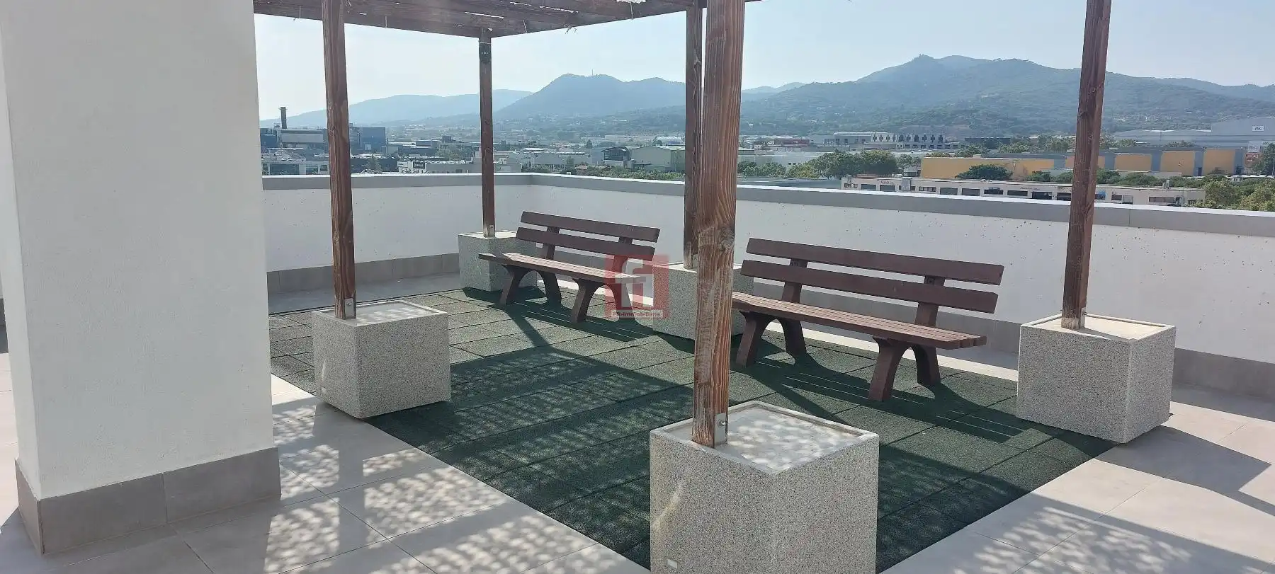 Terrasse von Wohnung zur Miete in Mataró mit Klimaanlage, Heizung und Parkett