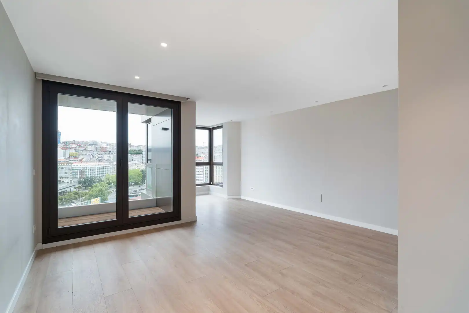 Living room of Flat for sale in A Coruña Capital   with Heating, Terrace and Storage room